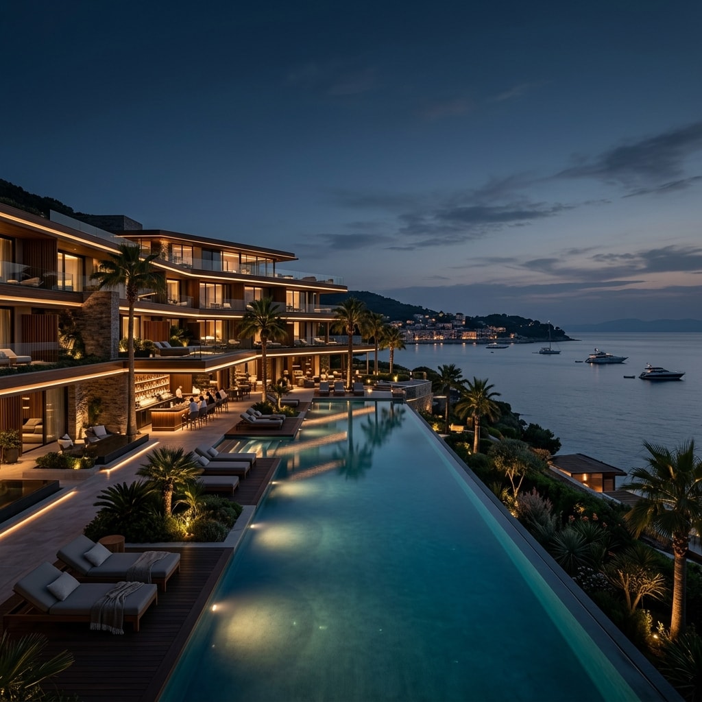 خلفية فندق فاخر